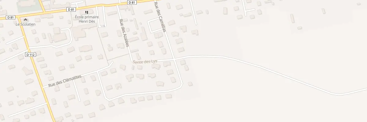 Plan du 5 Rue des Camélias à La Remuée