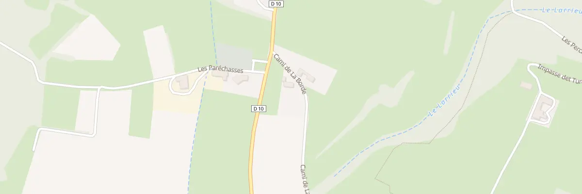 Plan du 10 Cami de la Borde à Clarens