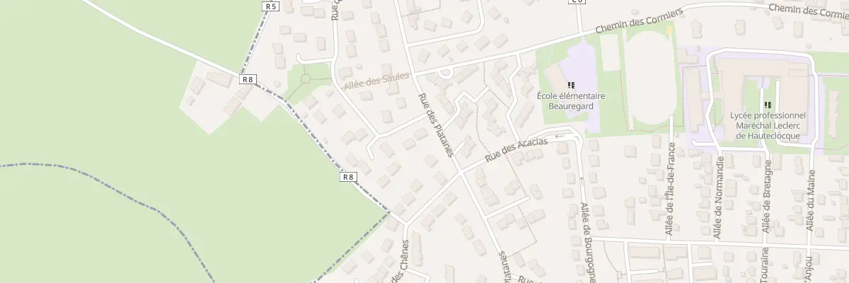 Plan du 22 Rue des Peupliers à Montval-sur-Loir
