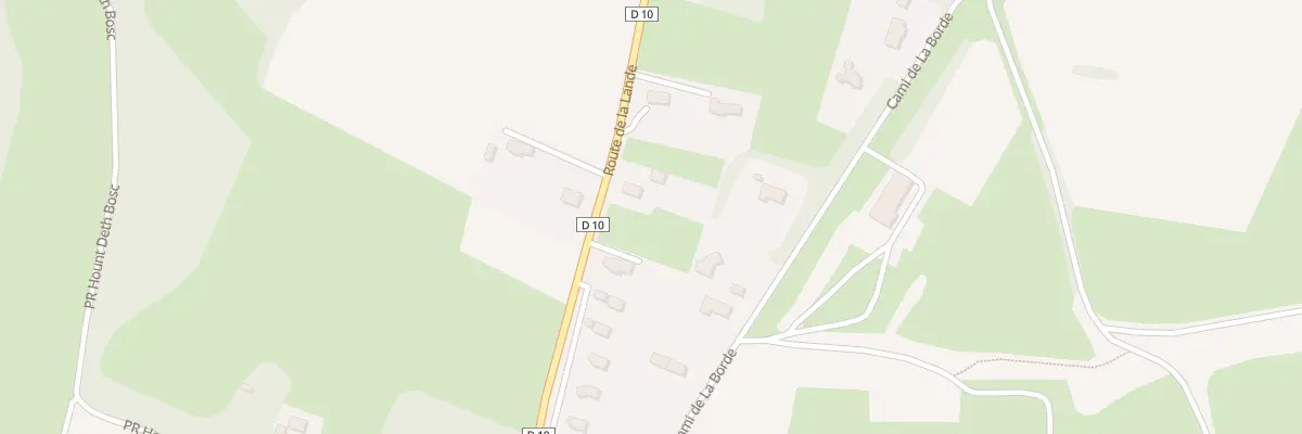 Plan du 87 Rte de la Lande à Clarens