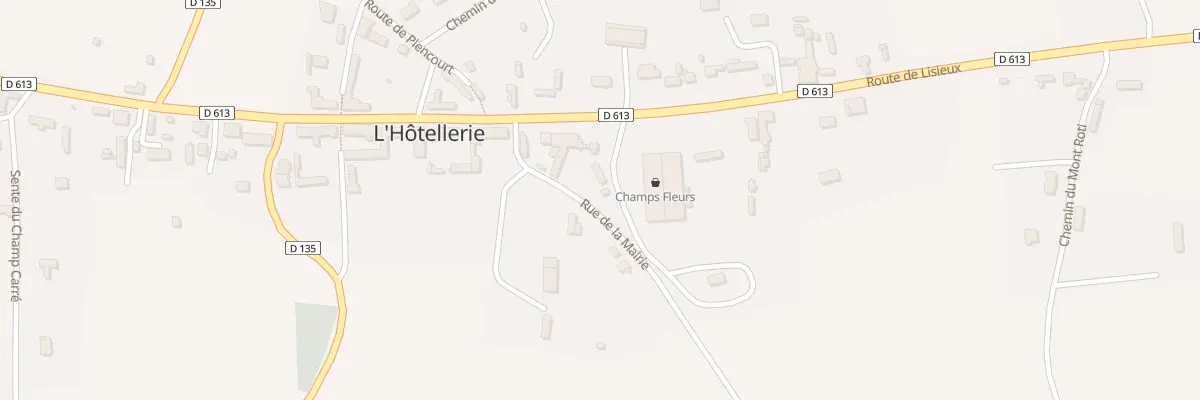 Plan du 91 Rue de la Mairie à L’Hôtellerie
