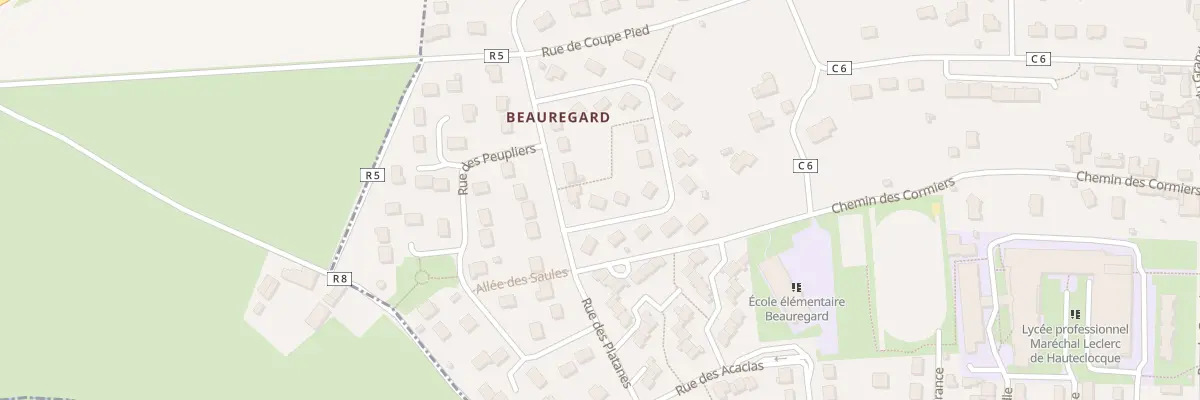 Plan du 16 Rue des Cedres à Montval-sur-Loir