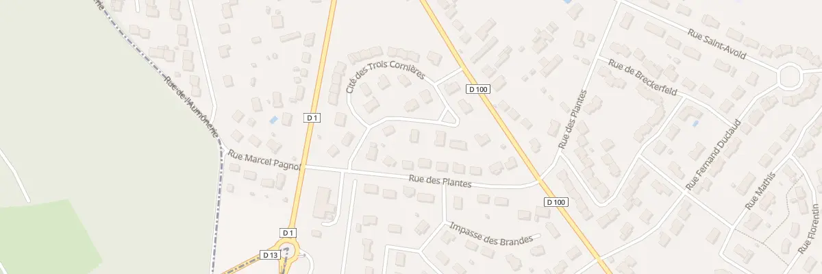 Plan du 33 Cité des Trois Cornieres à Gençay