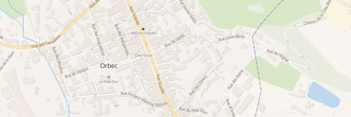 Plan du 9 Rue Saint-Rémy à Orbec