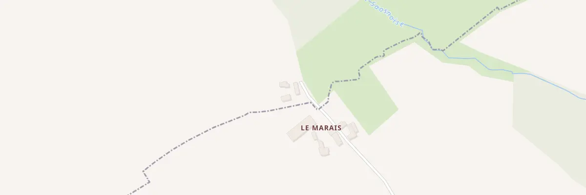 Plan du 33 Bas Marais à Suré