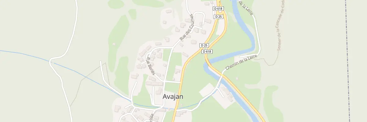 Plan du 5029 Beries à Avajan