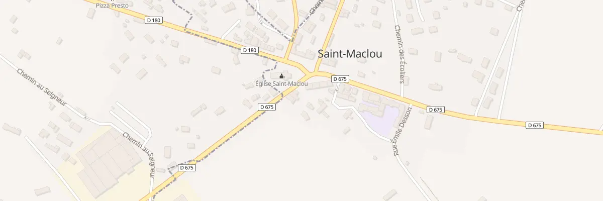 Plan du 10A Pl de l’Eglise à Saint-Maclou