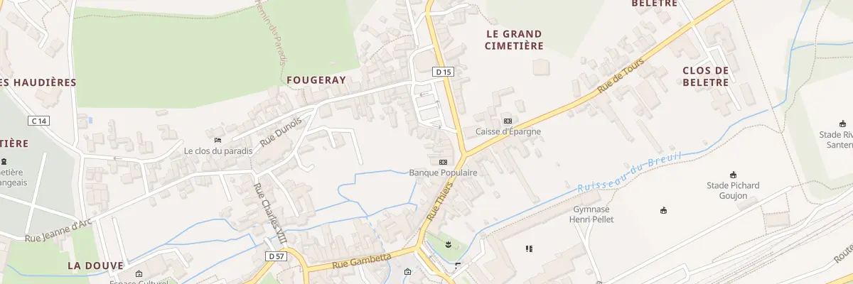 Plan du 15 Pl Léon Boyer à Langeais