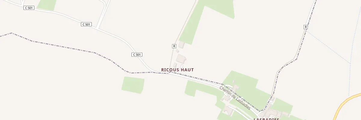 Plan du 3701 Rte du Dropt à Moncrabeau
