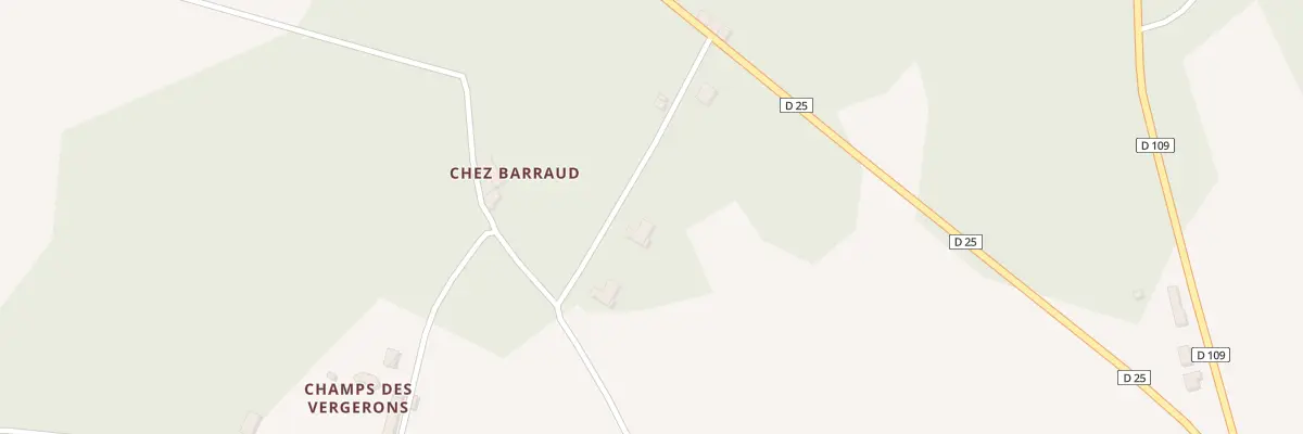 Plan du 3 Rte des Mananches à Charras