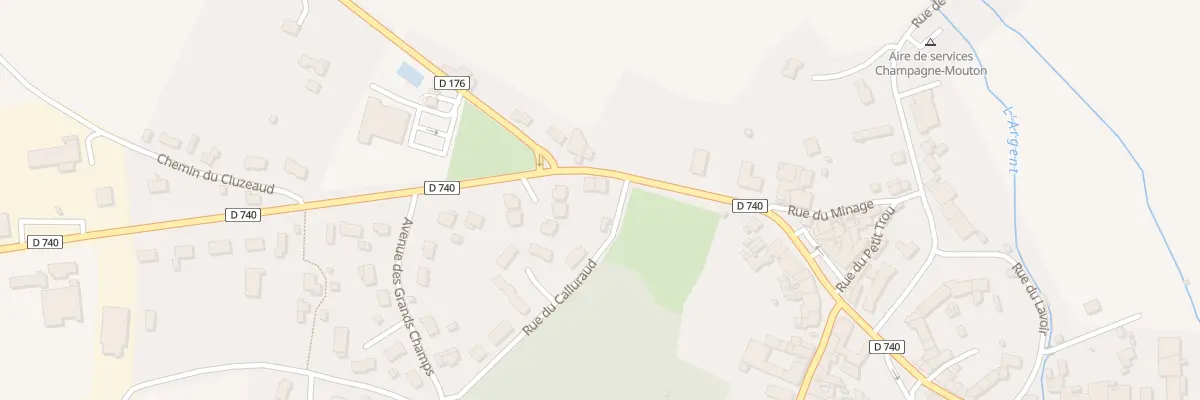 Plan du 1 Rue de la Maladrerie à Champagne-Mouton