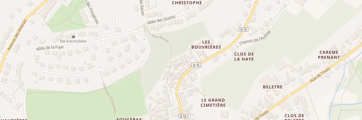 Plan du 5 Rue de la Tisseranderie à Langeais
