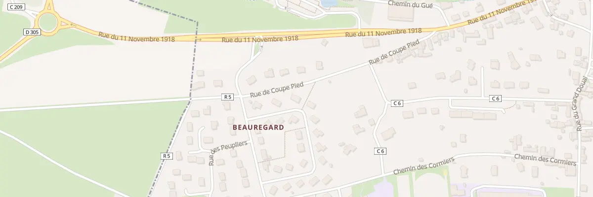 Plan du 5 Rue des Cedres à Montval-sur-Loir