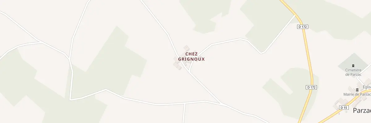 Plan du 5125 Chez Grignoux à Parzac