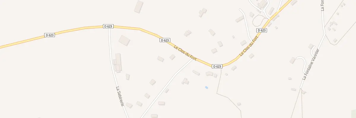 Plan du 2 La Sebirerie à Fort-Moville