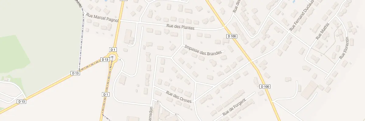 Plan du 6 Cité des Gdes Brandes à Gençay