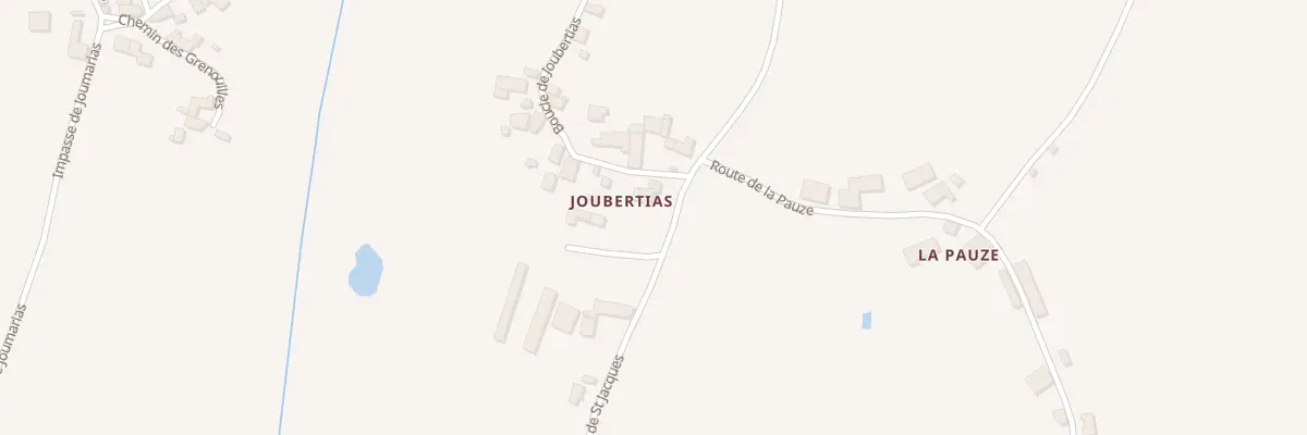 Plan de Joumarias à Celles