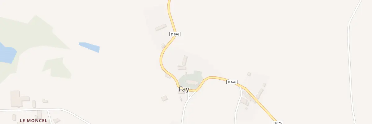 Plan du 5 Le Bourg à Fay