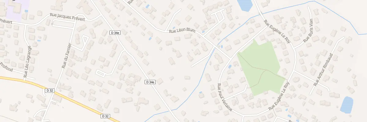 Plan du 1A Rue Léon Blum à Prigonrieux