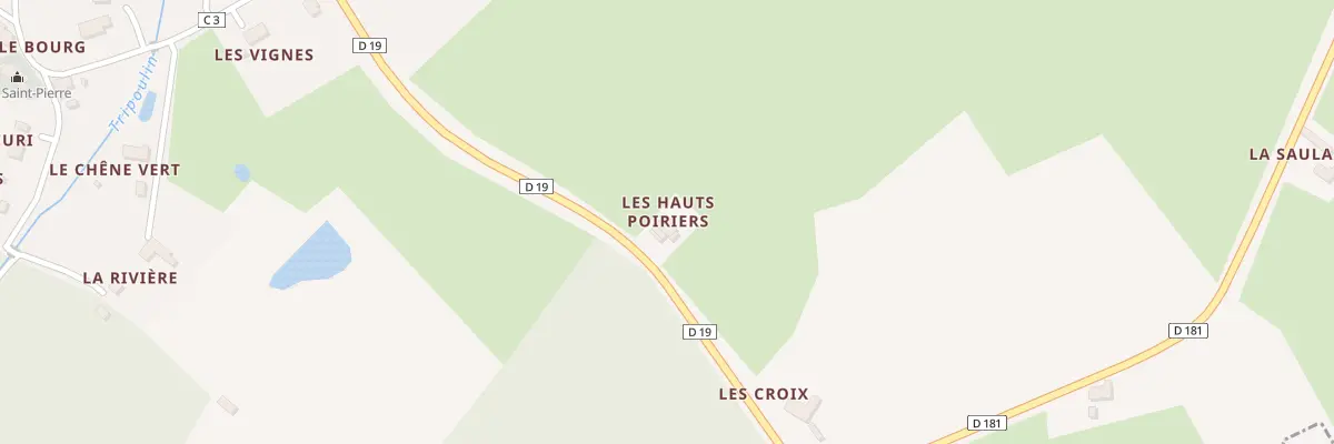 Plan du 5013A Les Hauts Poiriers à Terrehault