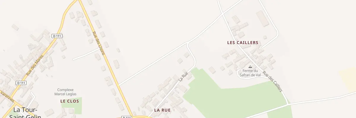 Plan du 11 La Rue à La Tour-Saint-Gelin