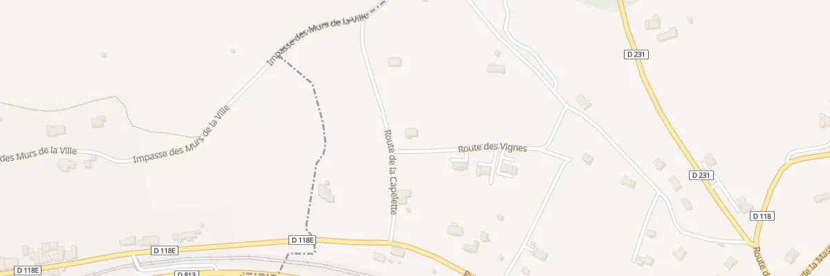Plan du 5265 La Capelette à Bazens