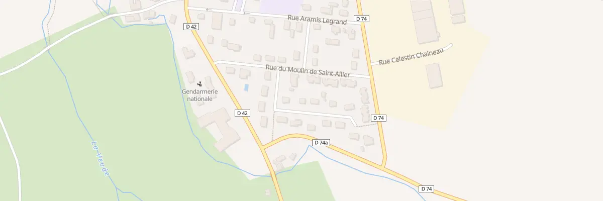 Plan du 3 Rue Gilles de la Tourette à Saint-Gervais-les-Trois-Clochers