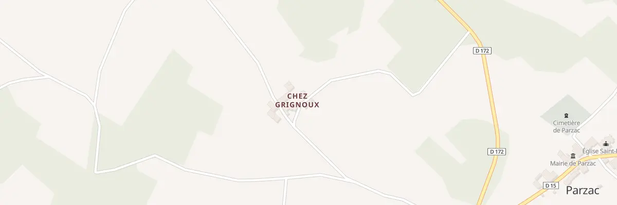 Plan du 5010 Chez Grignoux à Parzac