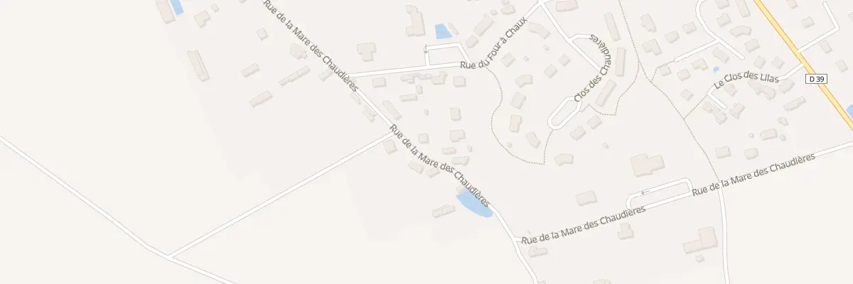 Plan du 546 Rue de la Mare des Chaudières à La Cerlangue