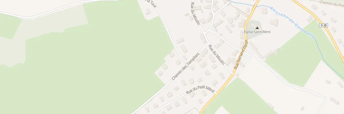 Plan du 1 Rue de la Tour à Ganzeville