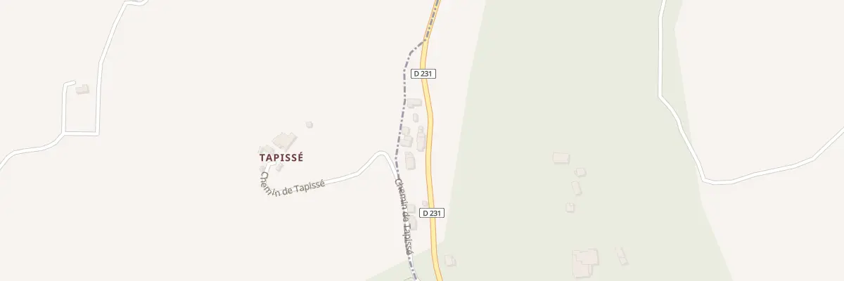 Plan du 1047 Rte du Courant à Bazens
