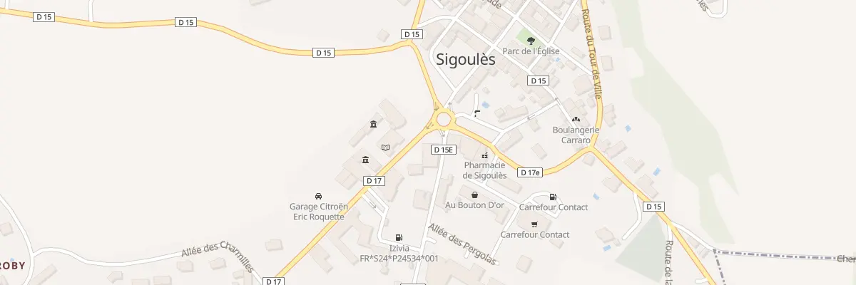 Plan du 42 Rte de Perthus à Sigoulès-et-Flaugeac