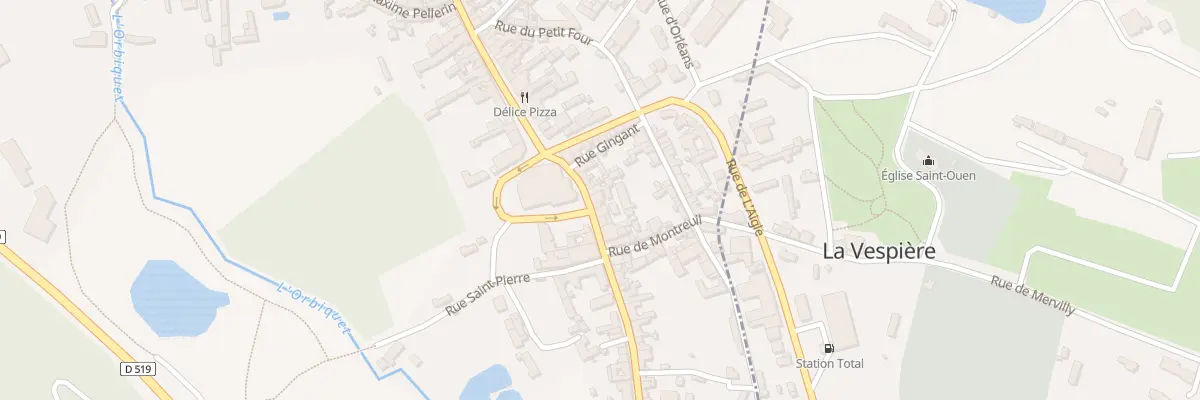 Plan du 13 Rue Croix aux Lyonnais à Orbec