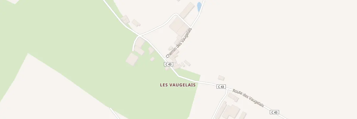 Plan du 747 Rte des Vaugelais à La Chapelle-Bâton