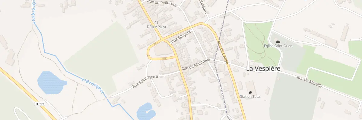 Plan du 23 Rue Croix aux Lyonnais à Orbec