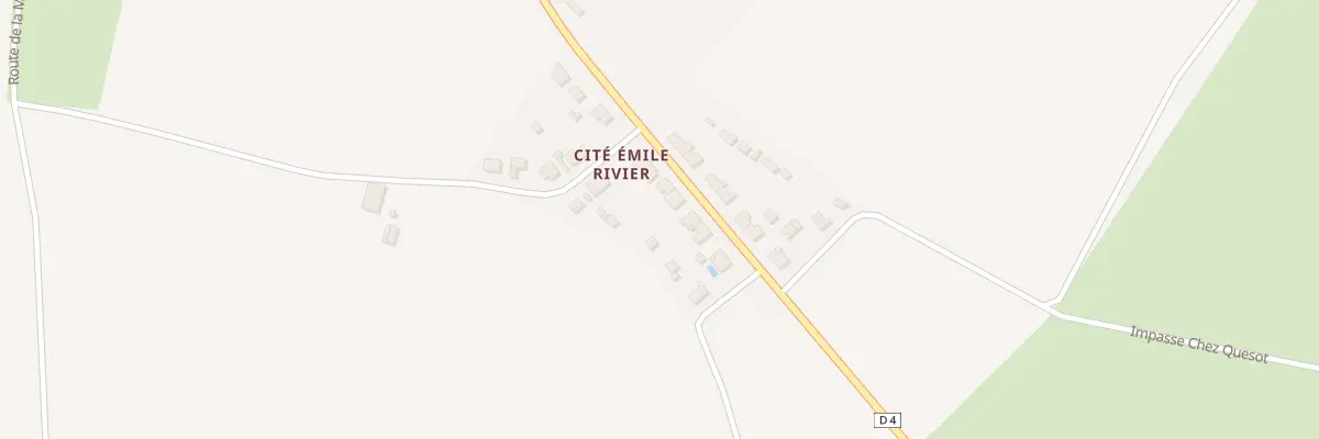 Plan du 50 Rte de Châtain à Charroux