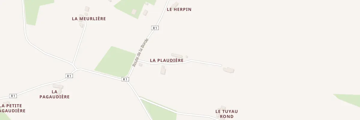 Plan du 18 Rte de la Borde à Luceau