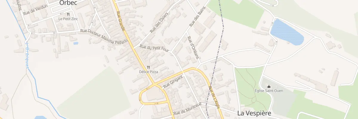 Plan du 19 Rue du Petit Four à Orbec