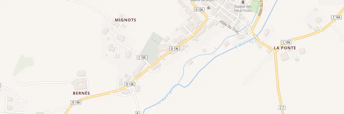Plan du 357 Rte de l’Albret à Bruch