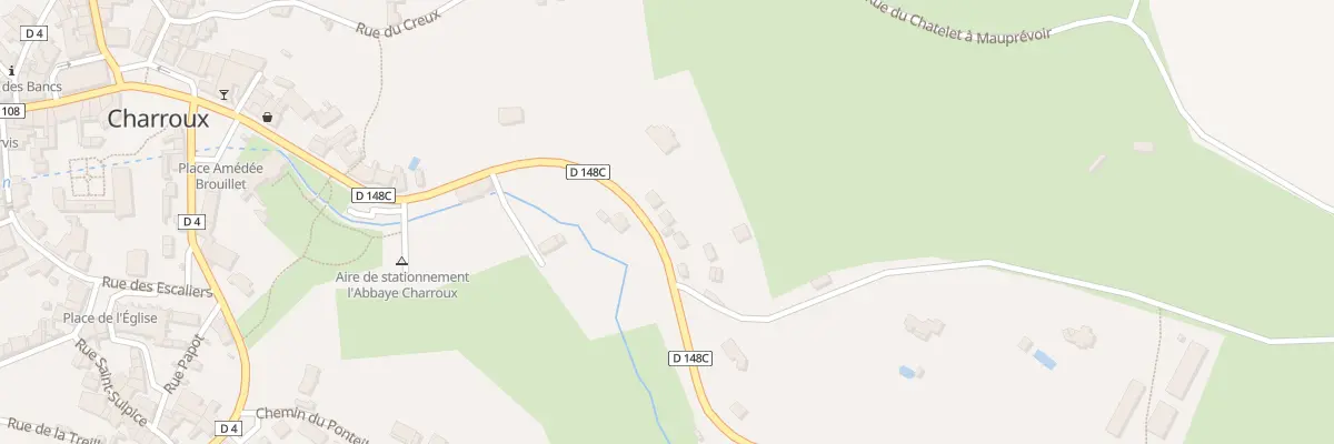 Plan du 31 Rte de Limoges à Charroux