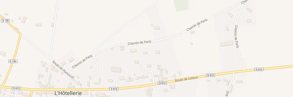 Plan du 101 Che Petit Chemin de Paris à L’Hôtellerie