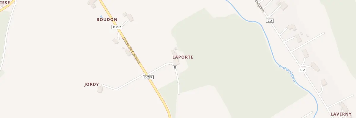 Plan du 487 Rte de Calignac à Bruch