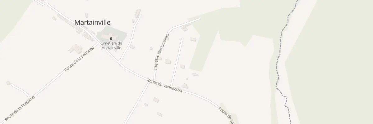 Plan du 29 Rte de Vannecrocq à Martainville