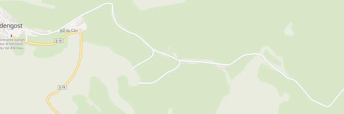 Plan du 5000 Traouessere à Ardengost