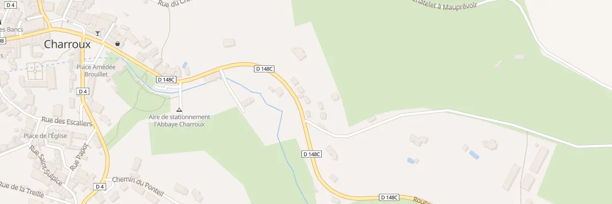 Plan du 33 Rte de Limoges à Charroux