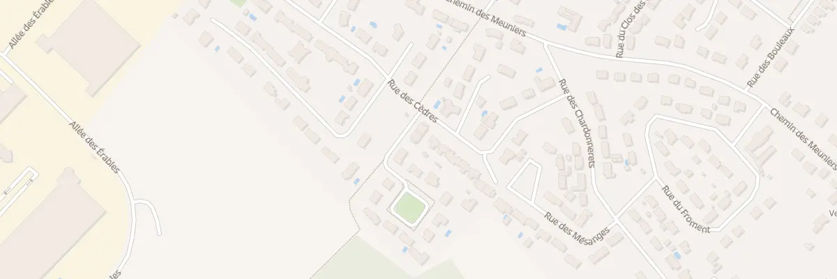 Plan du 240 Rue des Cèdres à Dissay