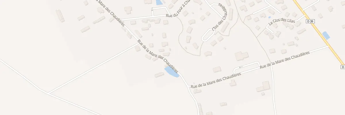 Plan du 464 Rue de la Mare des Chaudières à La Cerlangue