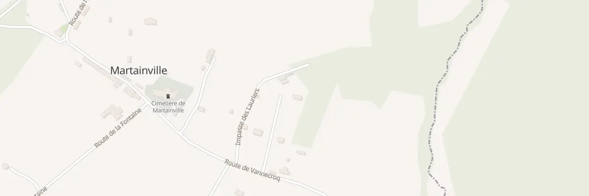 Plan du 27 Rte de Vannecrocq à Martainville