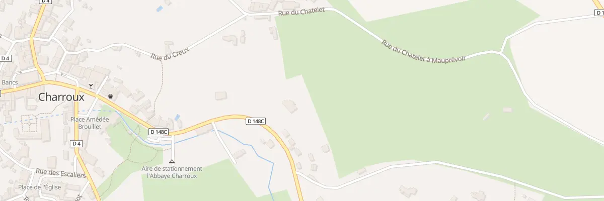 Plan du 27 Rte de Limoges à Charroux