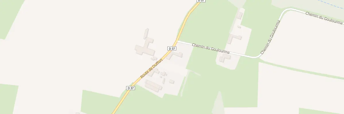 Plan du 124 Rte de Duffort à Sadournin